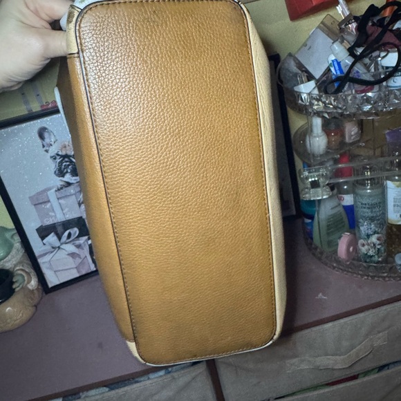 Gemma Large Tri-Color Pebbled Leather Tote - Picture 8 of 8